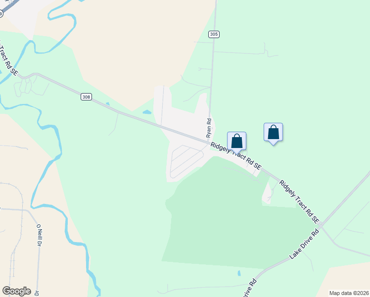 map of restaurants, bars, coffee shops, grocery stores, and more near 4294 Ridgely Tract Road Southeast in Newark