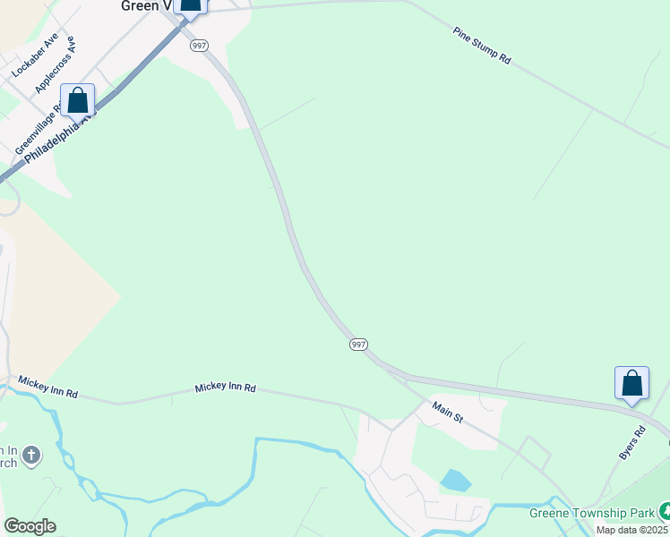 map of restaurants, bars, coffee shops, grocery stores, and more near 4868 Cumberland Highway in Chambersburg