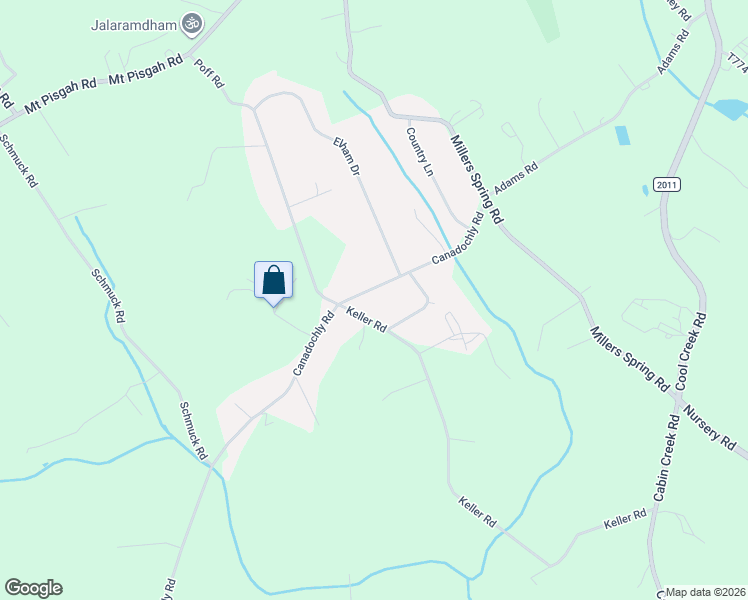 map of restaurants, bars, coffee shops, grocery stores, and more near 1073 Canadochly Road in York