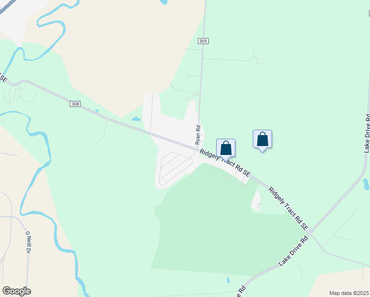 map of restaurants, bars, coffee shops, grocery stores, and more near 4294 Ridgely Tract Road Southeast in Newark