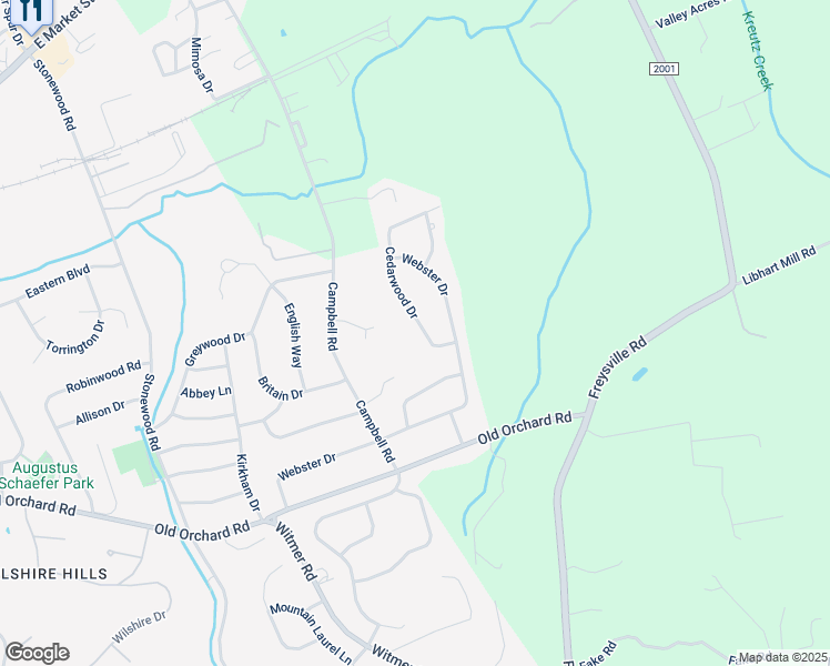 map of restaurants, bars, coffee shops, grocery stores, and more near 4429 Cedarwood Drive in East York