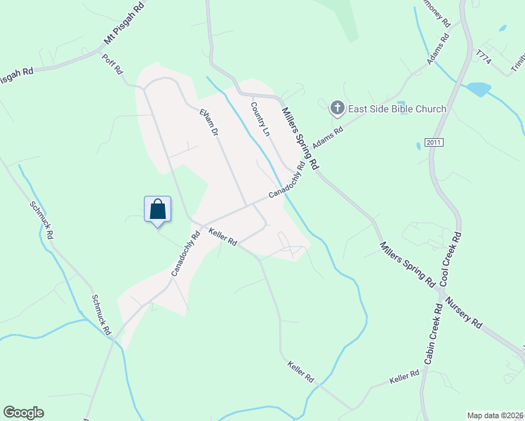 map of restaurants, bars, coffee shops, grocery stores, and more near 907 Dallas Drive in York