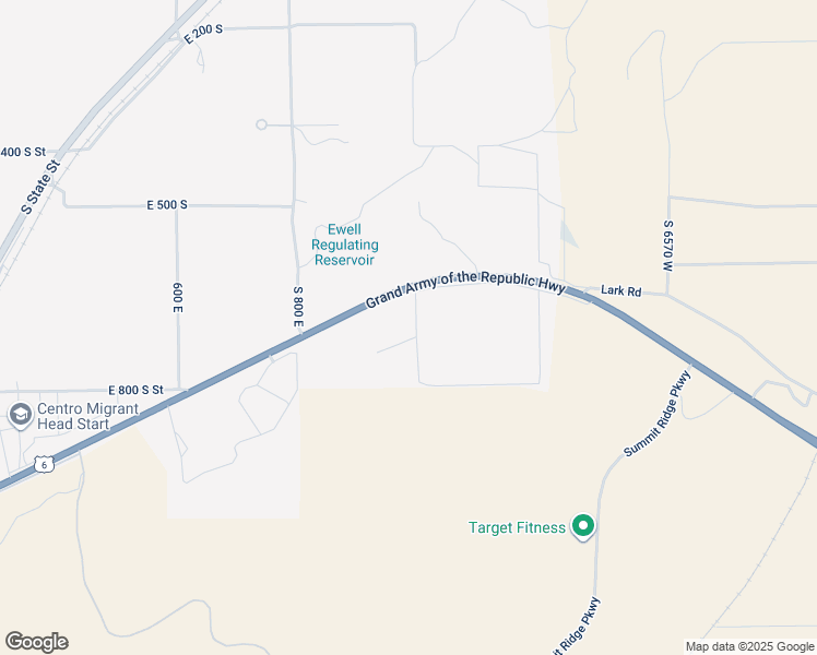 map of restaurants, bars, coffee shops, grocery stores, and more near 975 East 715 South in Genola