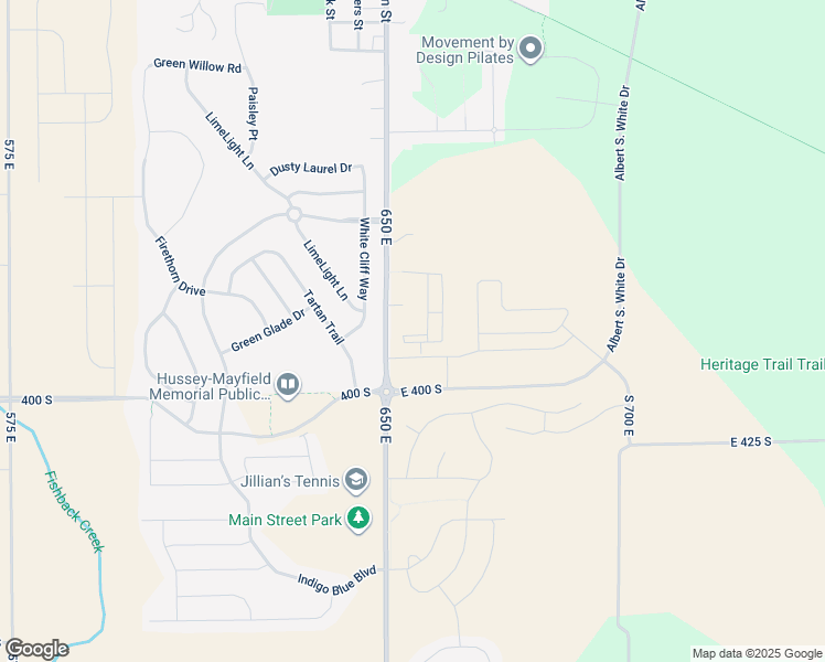 map of restaurants, bars, coffee shops, grocery stores, and more near 3863 South Main Street in Whitestown