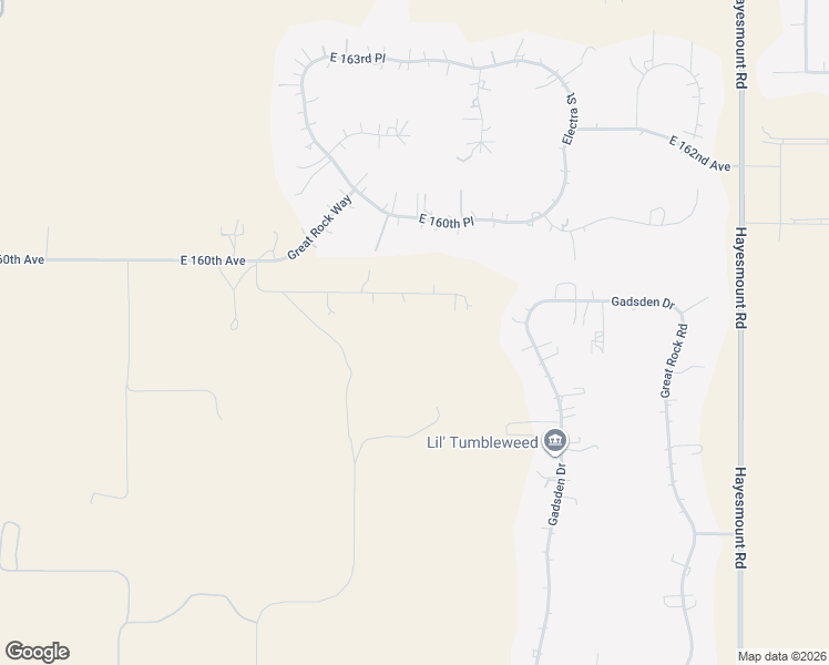 map of restaurants, bars, coffee shops, grocery stores, and more near 15895 Gadsden Drive in Brighton