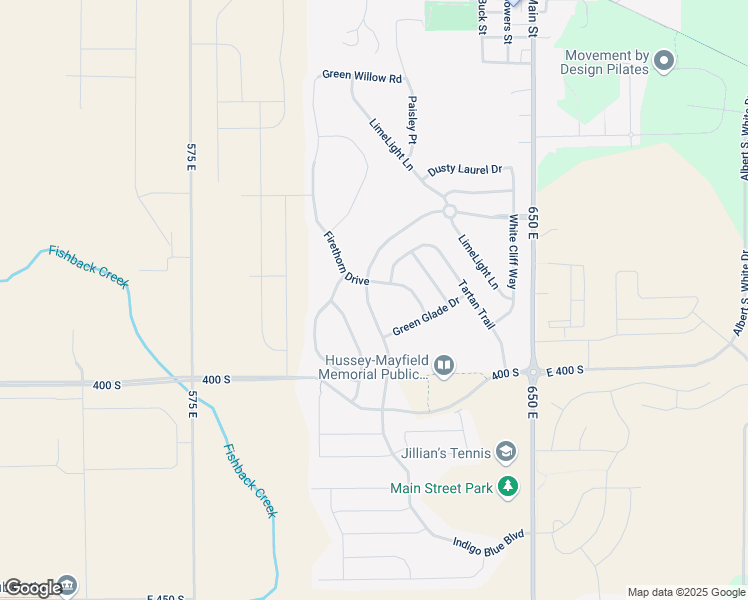 map of restaurants, bars, coffee shops, grocery stores, and more near 3498 Firethorn Drive in Whitestown