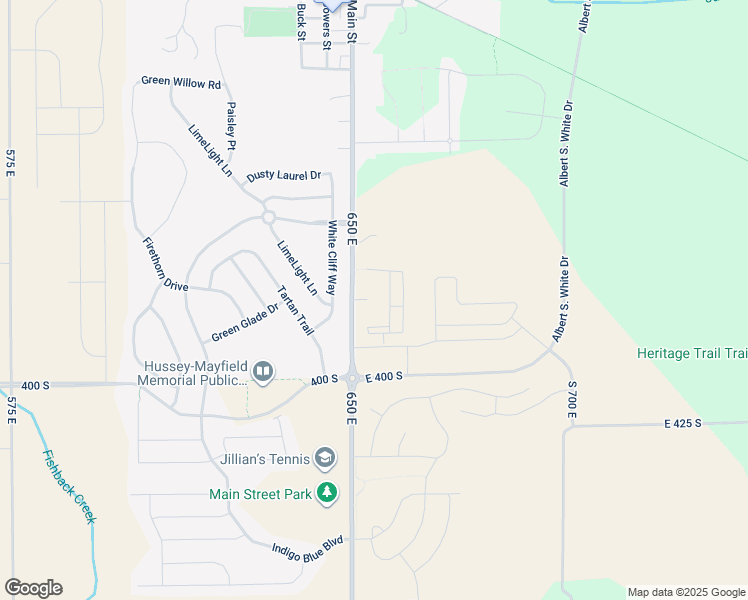map of restaurants, bars, coffee shops, grocery stores, and more near 3863 South Main Street in Whitestown