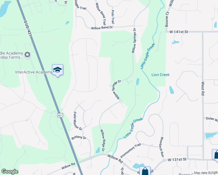 map of restaurants, bars, coffee shops, grocery stores, and more near in Crawfordsville