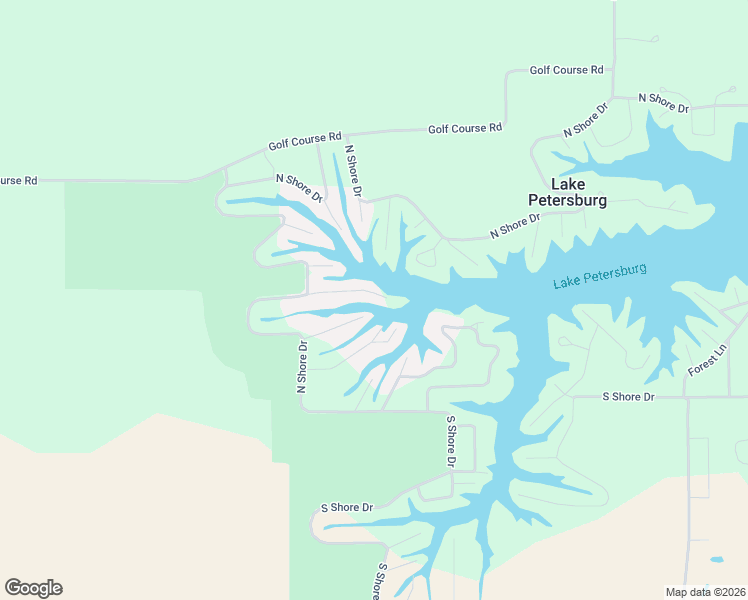 map of restaurants, bars, coffee shops, grocery stores, and more near 305 Elm Lane in Petersburg