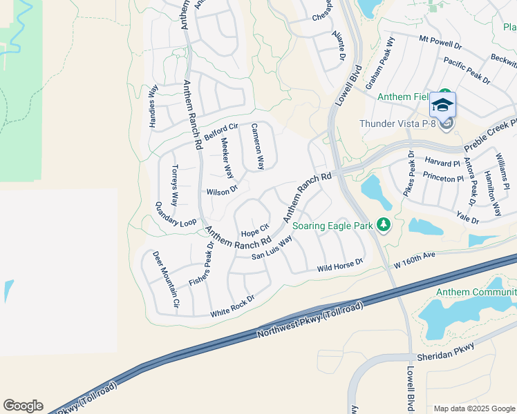 map of restaurants, bars, coffee shops, grocery stores, and more near 4568 Hope Circle in Broomfield