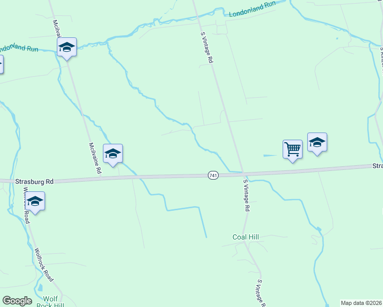 map of restaurants, bars, coffee shops, grocery stores, and more near 817 Pennsylvania 741 in Paradise
