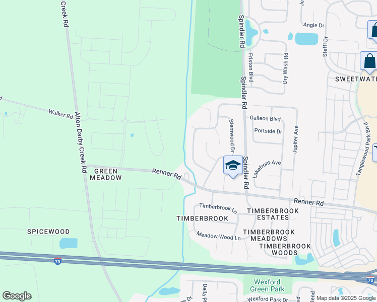 map of restaurants, bars, coffee shops, grocery stores, and more near 1759 Hickory Hill Drive in Columbus