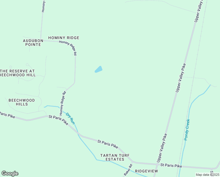 map of restaurants, bars, coffee shops, grocery stores, and more near 4146 Hominy Ridge Road in Springfield