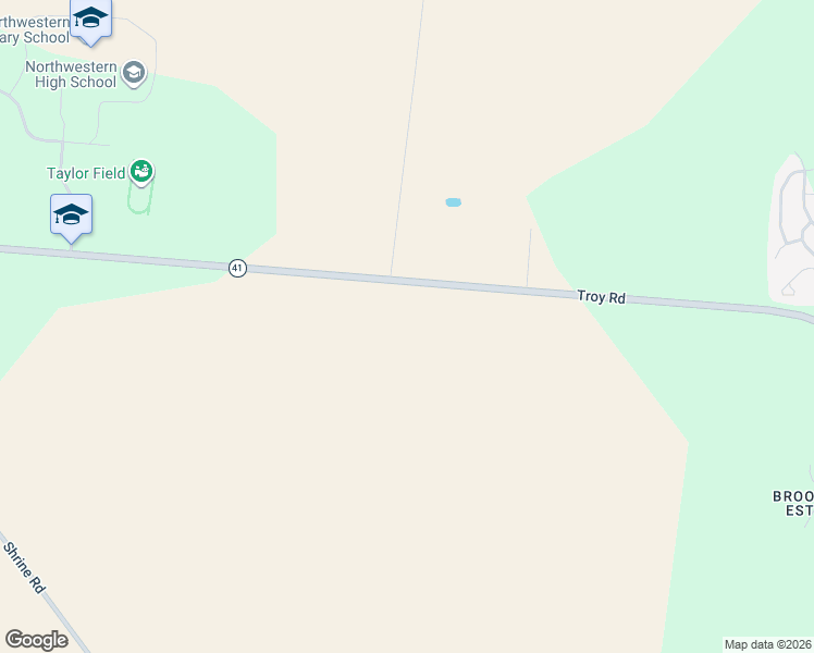 map of restaurants, bars, coffee shops, grocery stores, and more near 4923 Troy Road in Springfield