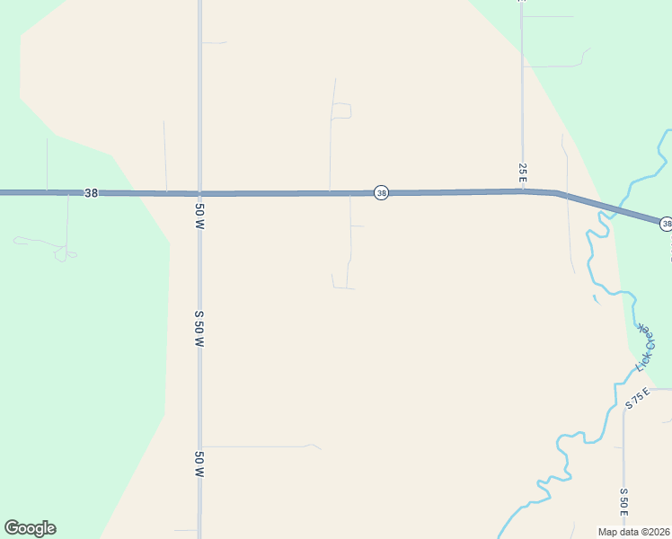 map of restaurants, bars, coffee shops, grocery stores, and more near 115 Indiana 38 in Pendleton