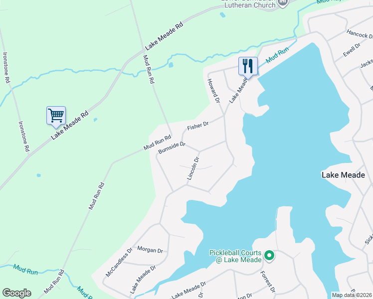map of restaurants, bars, coffee shops, grocery stores, and more near 21 Burnside Drive in East Berlin