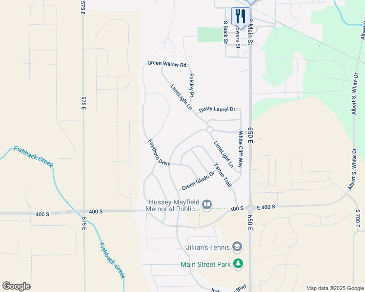 map of restaurants, bars, coffee shops, grocery stores, and more near 3701 Indigo Blue Boulevard in Whitestown