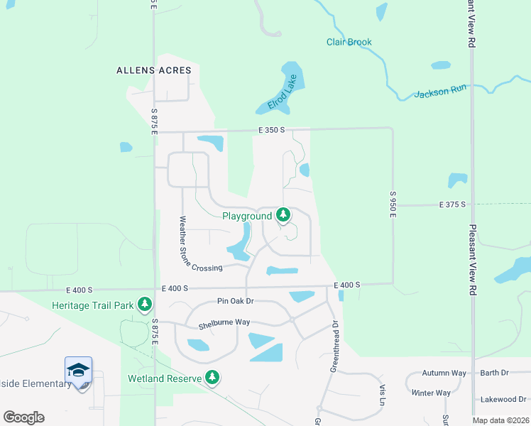 map of restaurants, bars, coffee shops, grocery stores, and more near 9085 Stonington Place in Zionsville