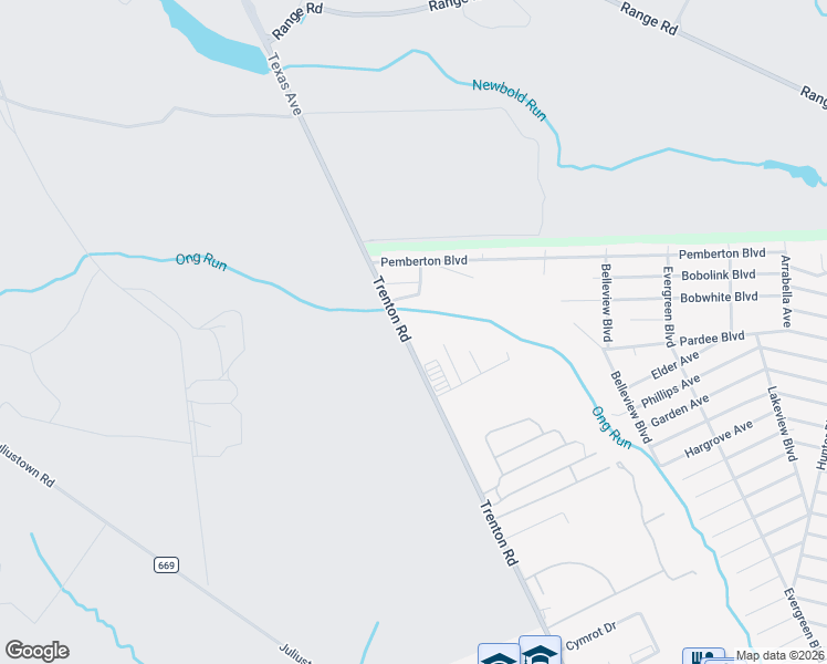 map of restaurants, bars, coffee shops, grocery stores, and more near 424 Trenton Road in Burlington County