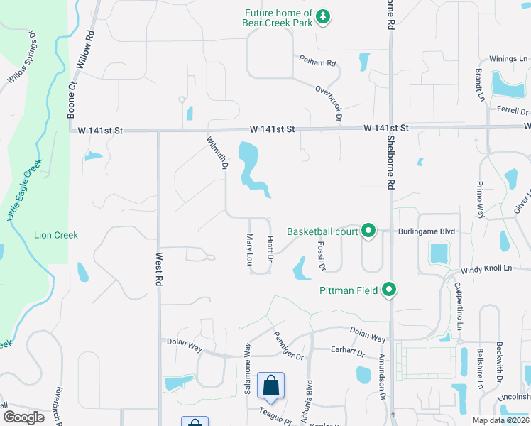 map of restaurants, bars, coffee shops, grocery stores, and more near 13755 Hiatt Drive in Carmel