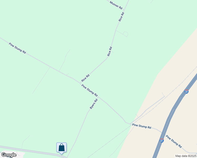 map of restaurants, bars, coffee shops, grocery stores, and more near 5434 Rice Road in Chambersburg
