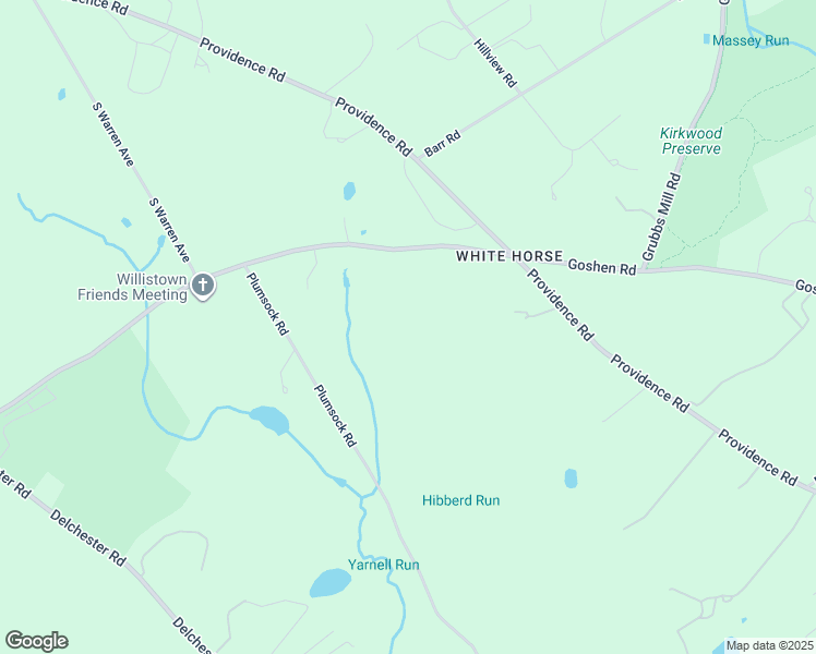 map of restaurants, bars, coffee shops, grocery stores, and more near 7025 Goshen Road in Newtown Square