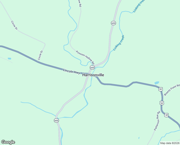 map of restaurants, bars, coffee shops, grocery stores, and more near 8718 Lincoln Highway in Harrisonville