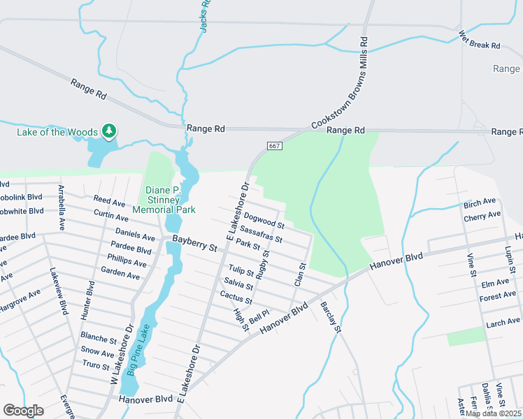 map of restaurants, bars, coffee shops, grocery stores, and more near 327 Anemone Street in Browns Mills