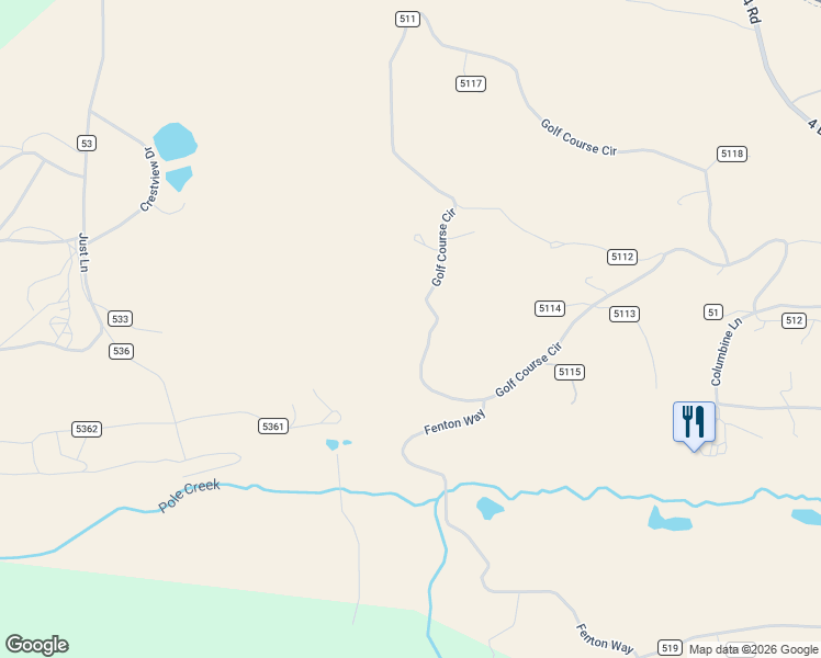 map of restaurants, bars, coffee shops, grocery stores, and more near 1346 County Rd in Granby