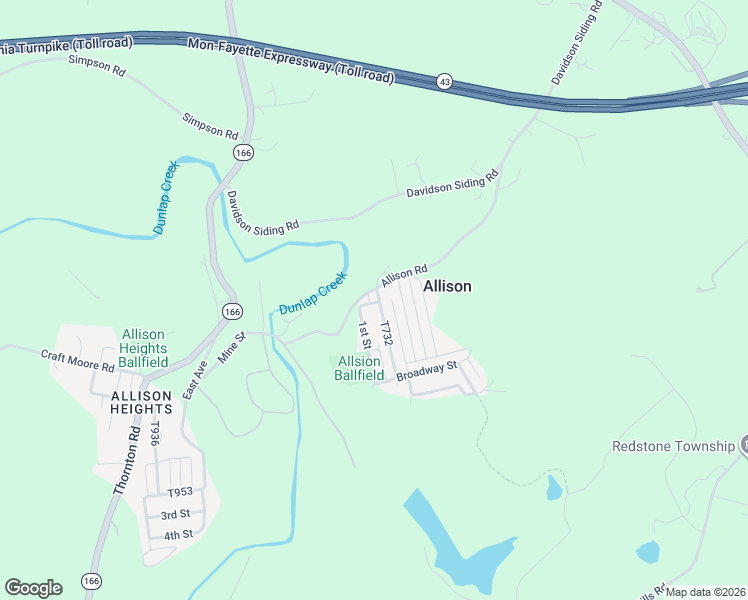 map of restaurants, bars, coffee shops, grocery stores, and more near 210 Main Street in Allison