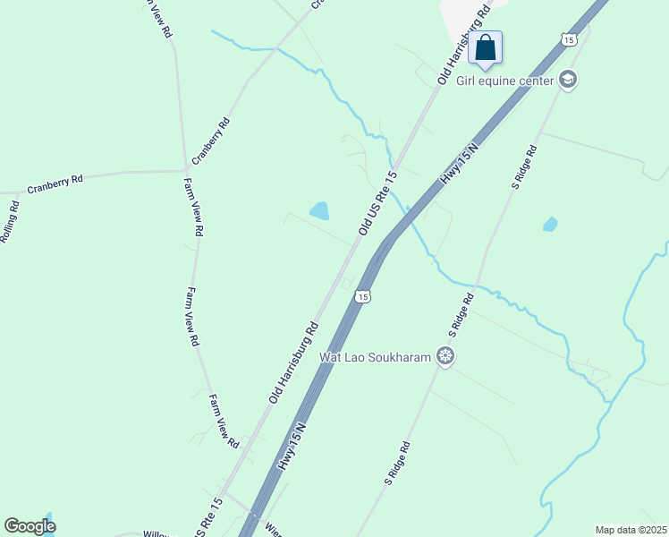 map of restaurants, bars, coffee shops, grocery stores, and more near 6684 Old Harrisburg Road in York Springs