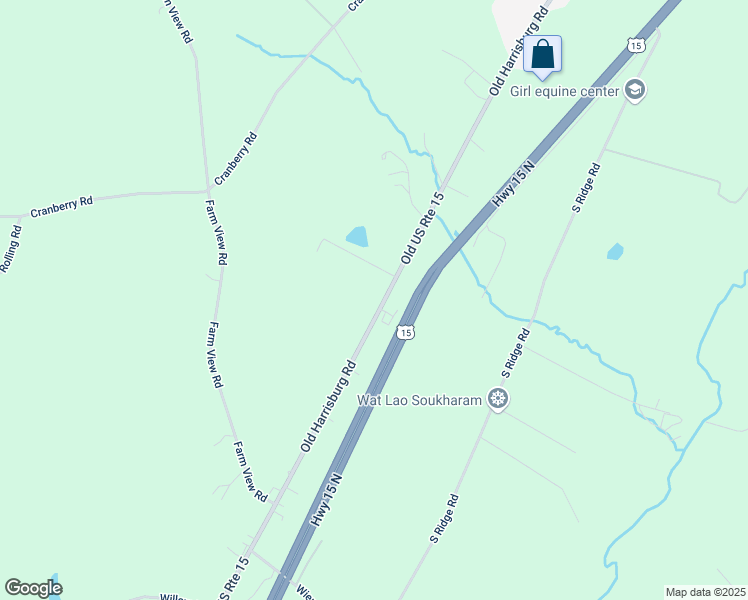 map of restaurants, bars, coffee shops, grocery stores, and more near 6684 Old Harrisburg Road in York Springs