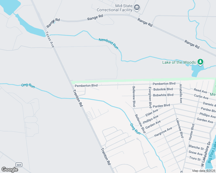map of restaurants, bars, coffee shops, grocery stores, and more near 203 Reeves Avenue in Browns Mills