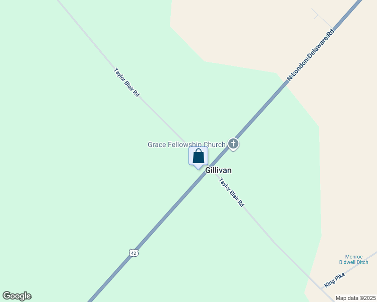 map of restaurants, bars, coffee shops, grocery stores, and more near 3460 County Highway 14 in London