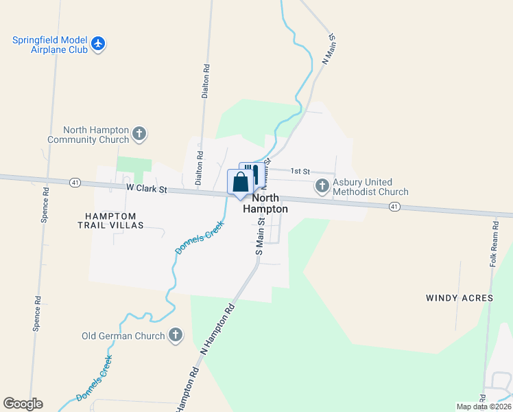 map of restaurants, bars, coffee shops, grocery stores, and more near in North Hampton