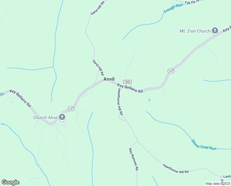 map of restaurants, bars, coffee shops, grocery stores, and more near 62636 Hawthorne Hill Road in Jacobsburg