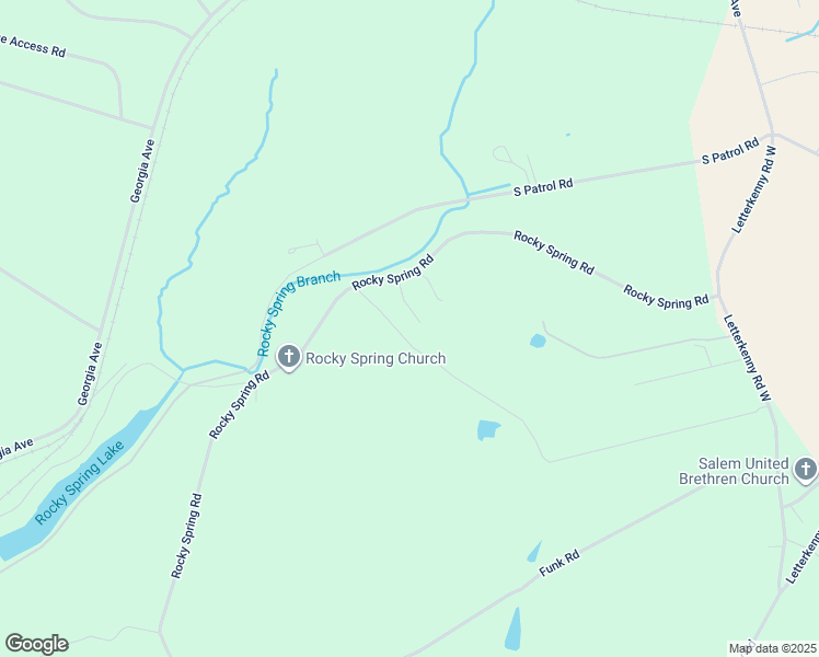 map of restaurants, bars, coffee shops, grocery stores, and more near 4445 McKendrick Drive in Chambersburg
