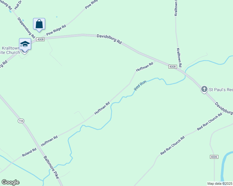 map of restaurants, bars, coffee shops, grocery stores, and more near 42 Hoffman Road in East Berlin