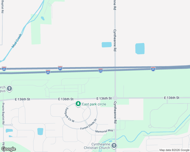 map of restaurants, bars, coffee shops, grocery stores, and more near 15626 Memorial Way in Fishers