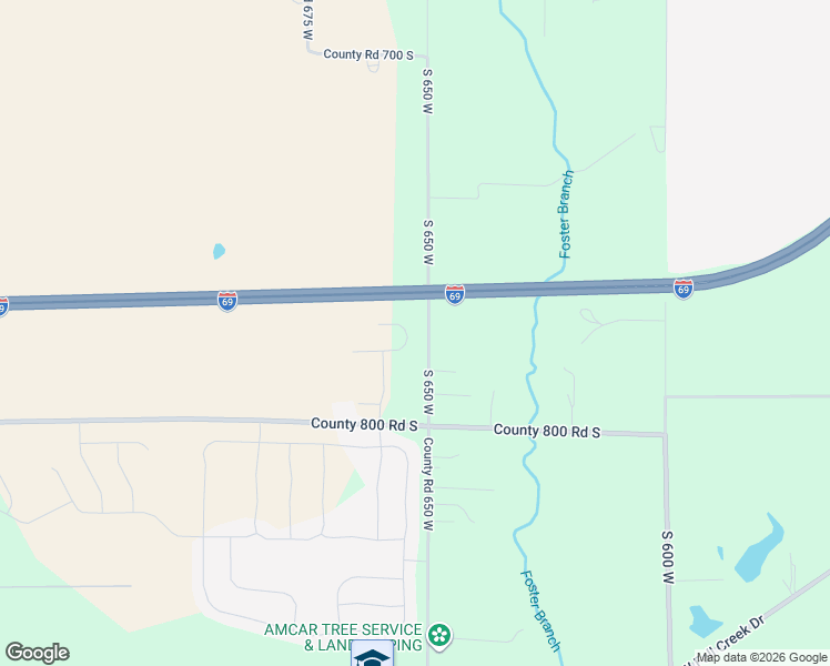 map of restaurants, bars, coffee shops, grocery stores, and more near 7882 South Cr 650 in Pendleton