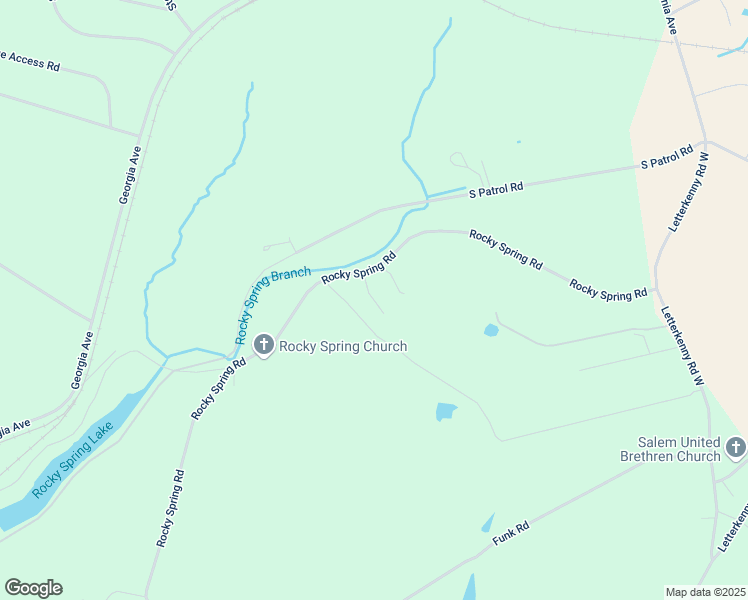map of restaurants, bars, coffee shops, grocery stores, and more near 4449 McKendrick Drive in Chambersburg