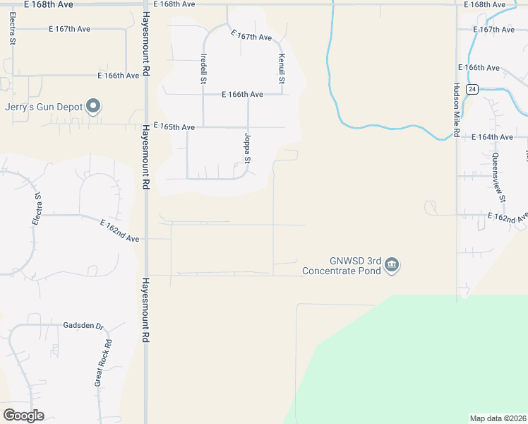 map of restaurants, bars, coffee shops, grocery stores, and more near 30182 East 163rd Place in Brighton