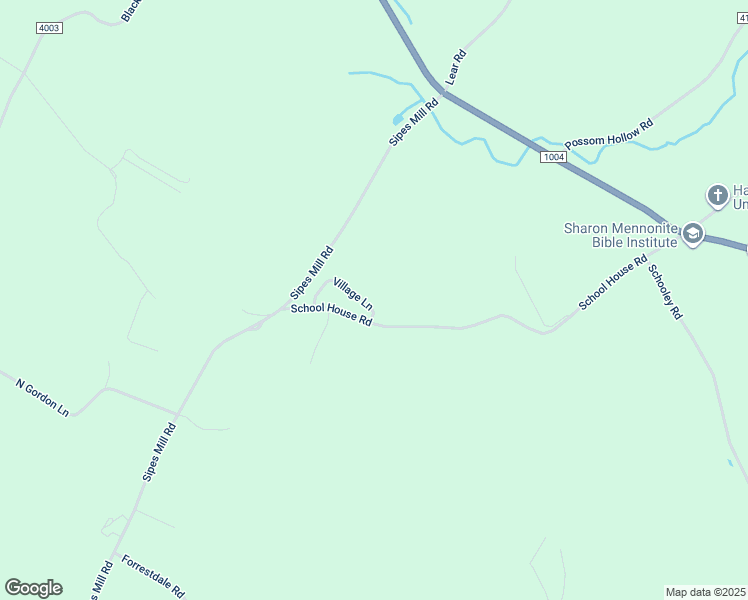 map of restaurants, bars, coffee shops, grocery stores, and more near 12 Village Lane in Harrisonville