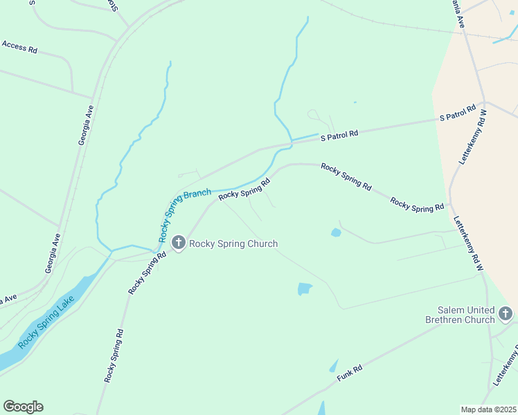 map of restaurants, bars, coffee shops, grocery stores, and more near 4449 McKendrick Drive in Chambersburg