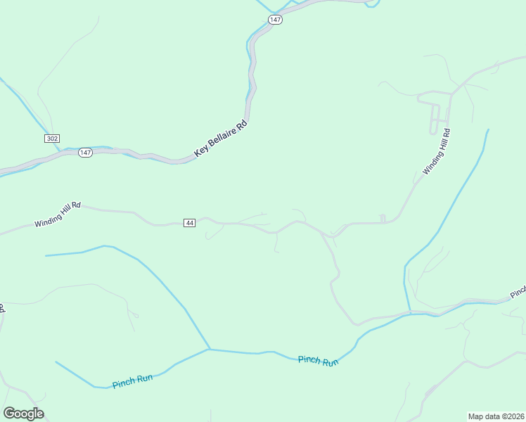 map of restaurants, bars, coffee shops, grocery stores, and more near 55865 Winding Hill Road in Bellaire