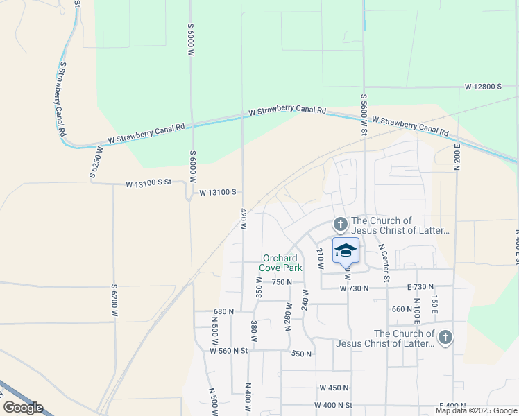 map of restaurants, bars, coffee shops, grocery stores, and more near 358 W 910 N in Santaquin