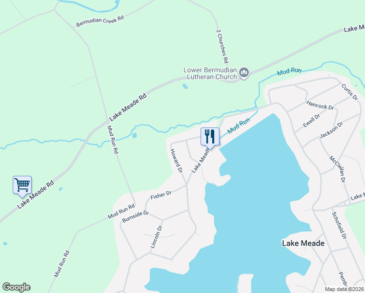 map of restaurants, bars, coffee shops, grocery stores, and more near 3 Hines Drive in East Berlin