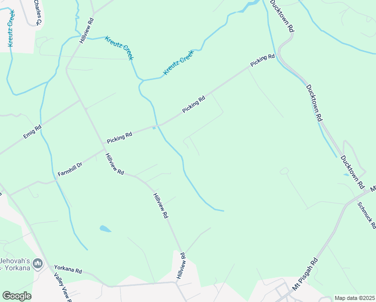 map of restaurants, bars, coffee shops, grocery stores, and more near 5140 Belle Lane in York