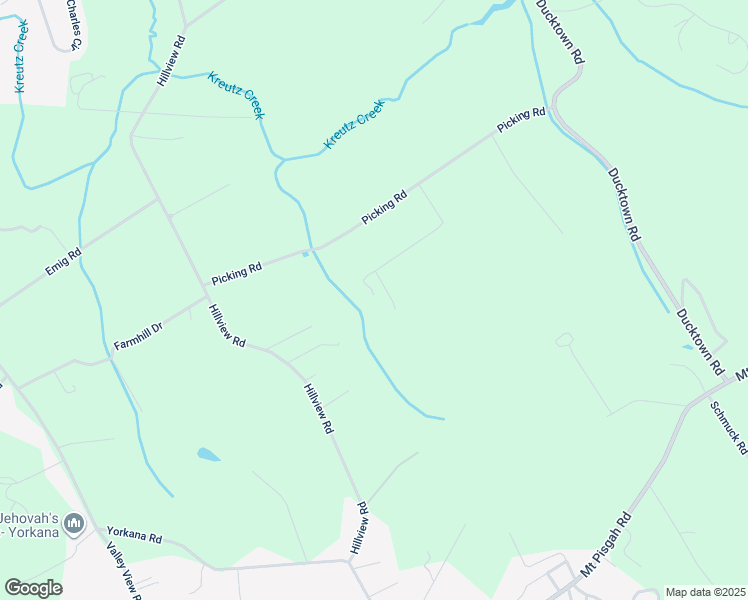 map of restaurants, bars, coffee shops, grocery stores, and more near 5140 Belle Lane in York