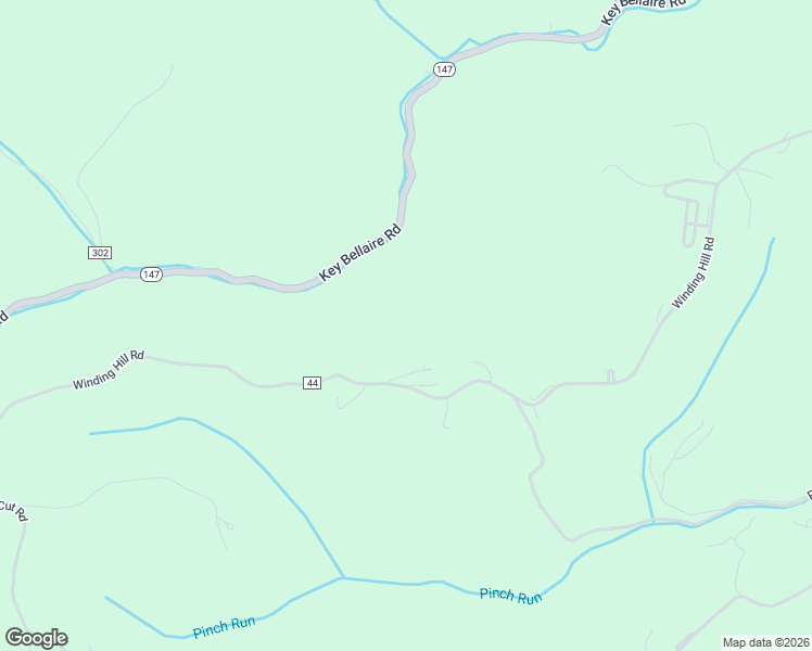 map of restaurants, bars, coffee shops, grocery stores, and more near 55865 Winding Hill Road in Bellaire